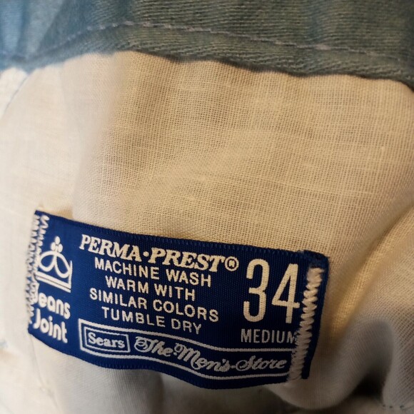 Vintage Sears Jeans Joint 70’s Bell Bottoms Light Denim Size 34 Medium‎ - Picture 15 of 16